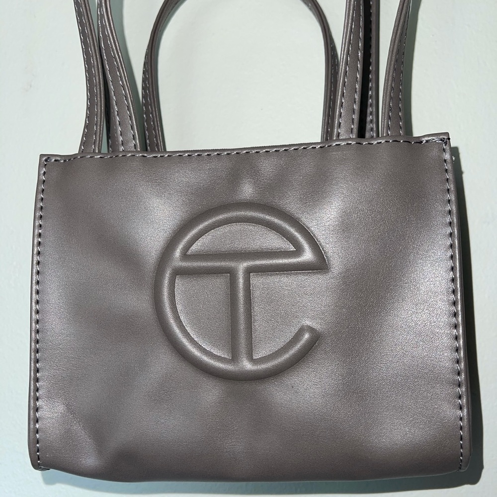 Small Grey Telfar Shopping Bag